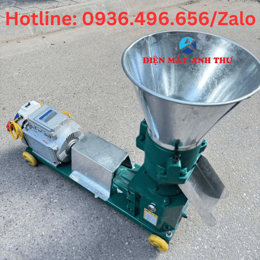 Máy ép cám viên trục đứng công suất lớn dành cho trang trại